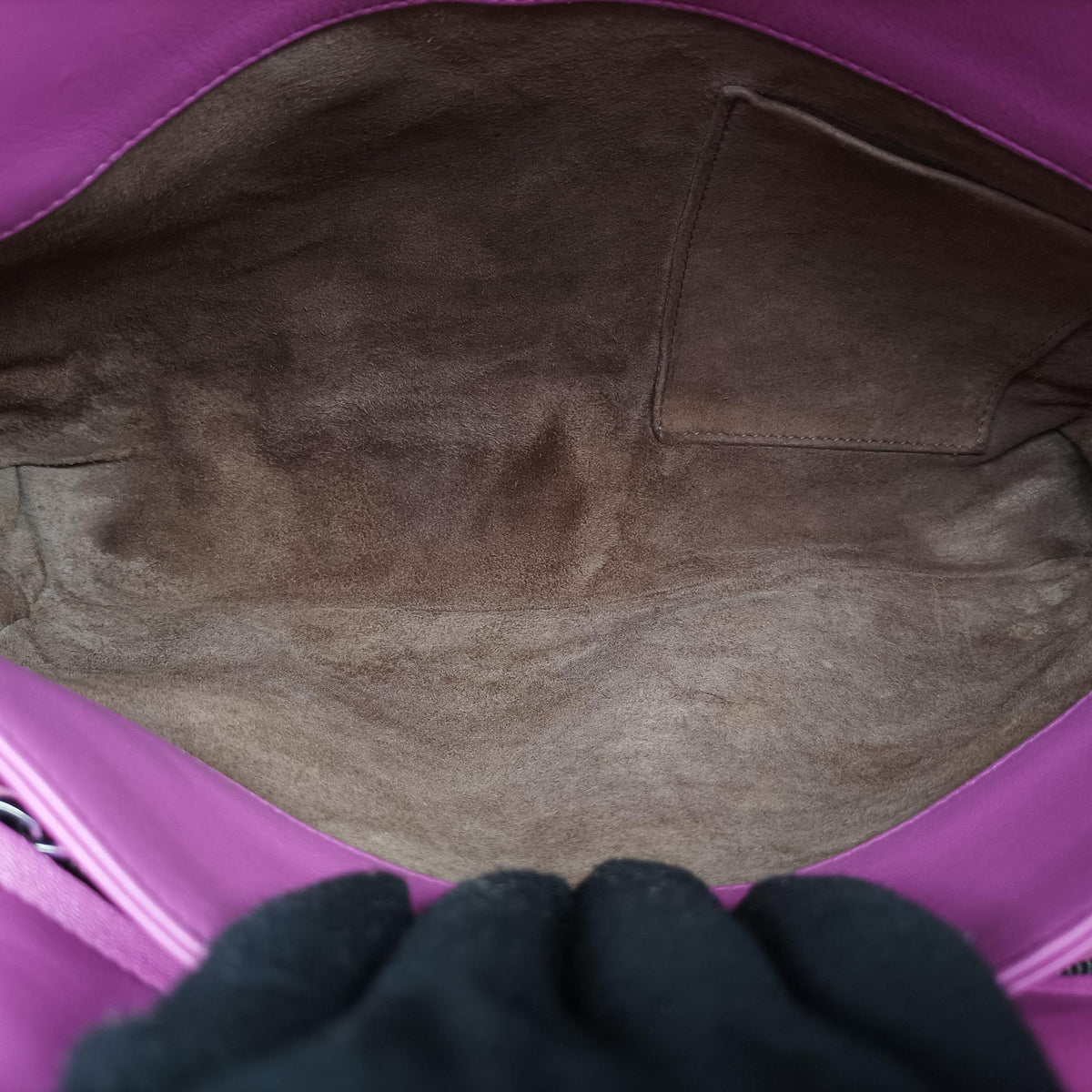 Pre-owned Bottega Veneta Intrecciato Olimpia Pink lambskin  shoulderbag | stylenewstar