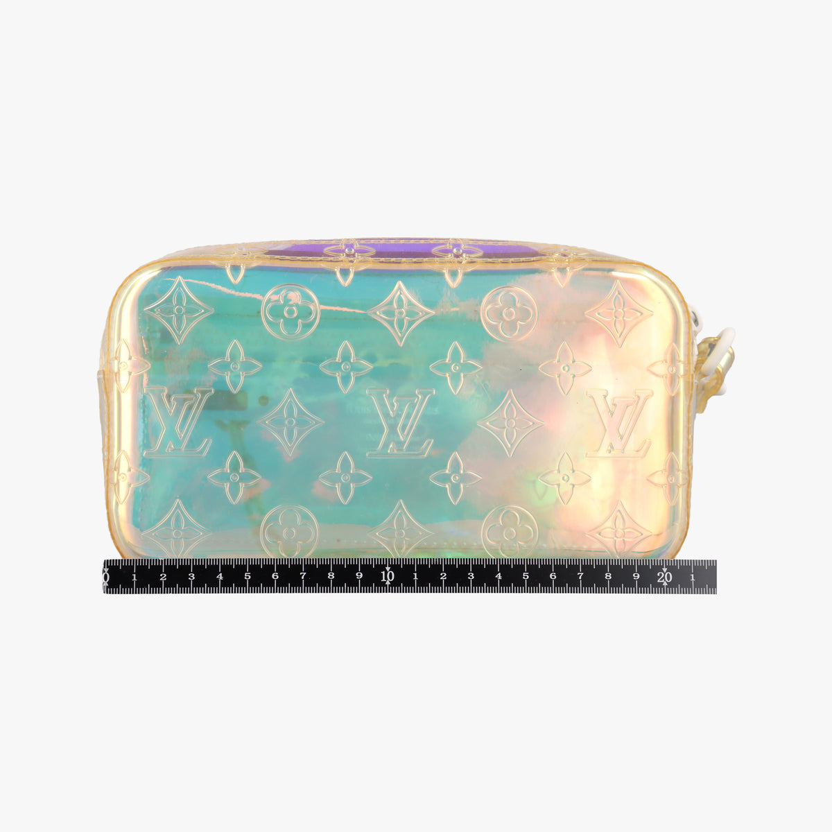 Pre-owned Louis Vuitton Pochette Volga prism pvc vinyl M55261 clutchbag | stylenewstar