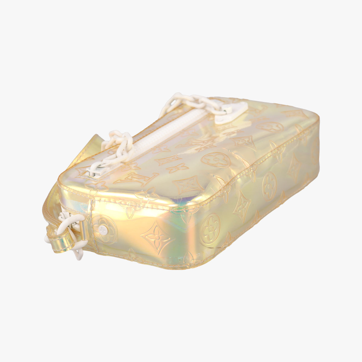 Pre-owned Louis Vuitton Pochette Volga prism pvc vinyl M55261 clutchbag | stylenewstar
