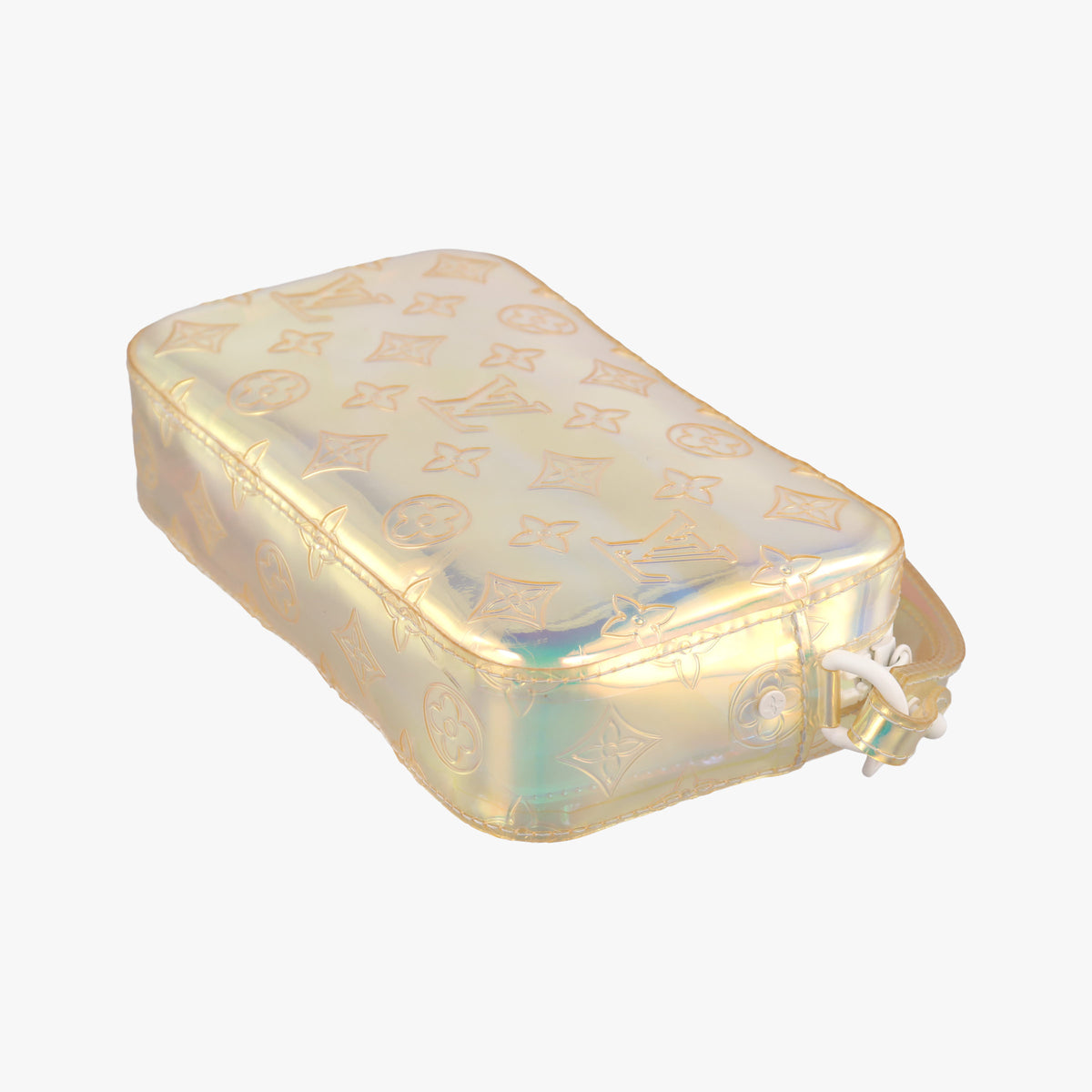 Pre-owned Louis Vuitton Pochette Volga prism pvc vinyl M55261 clutchbag | stylenewstar