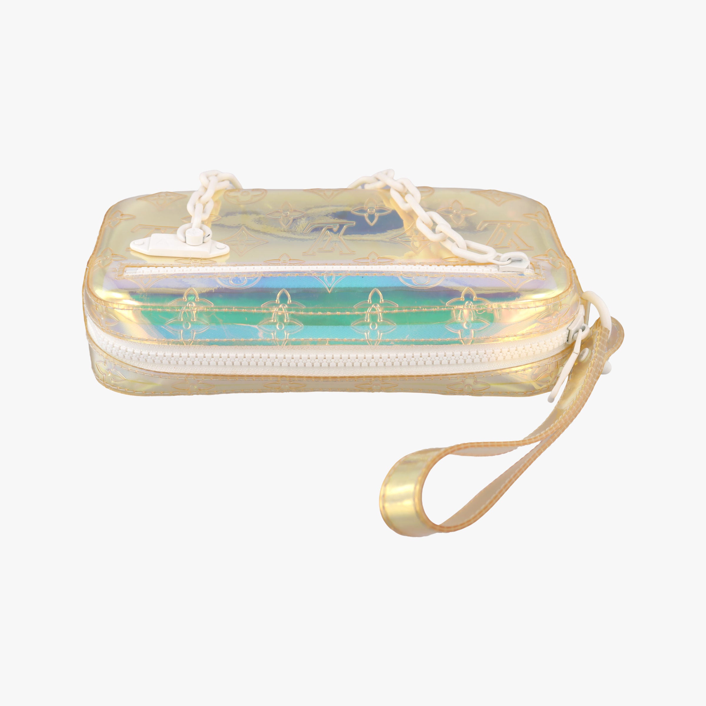 Pre-owned Louis Vuitton Pochette Volga prism pvc vinyl M55261 clutchbag | stylenewstar