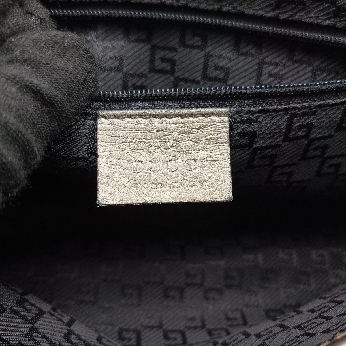 Secondhand Gucci tiger head Golden Leather 001.41 shoulderbag | stylenewstar
