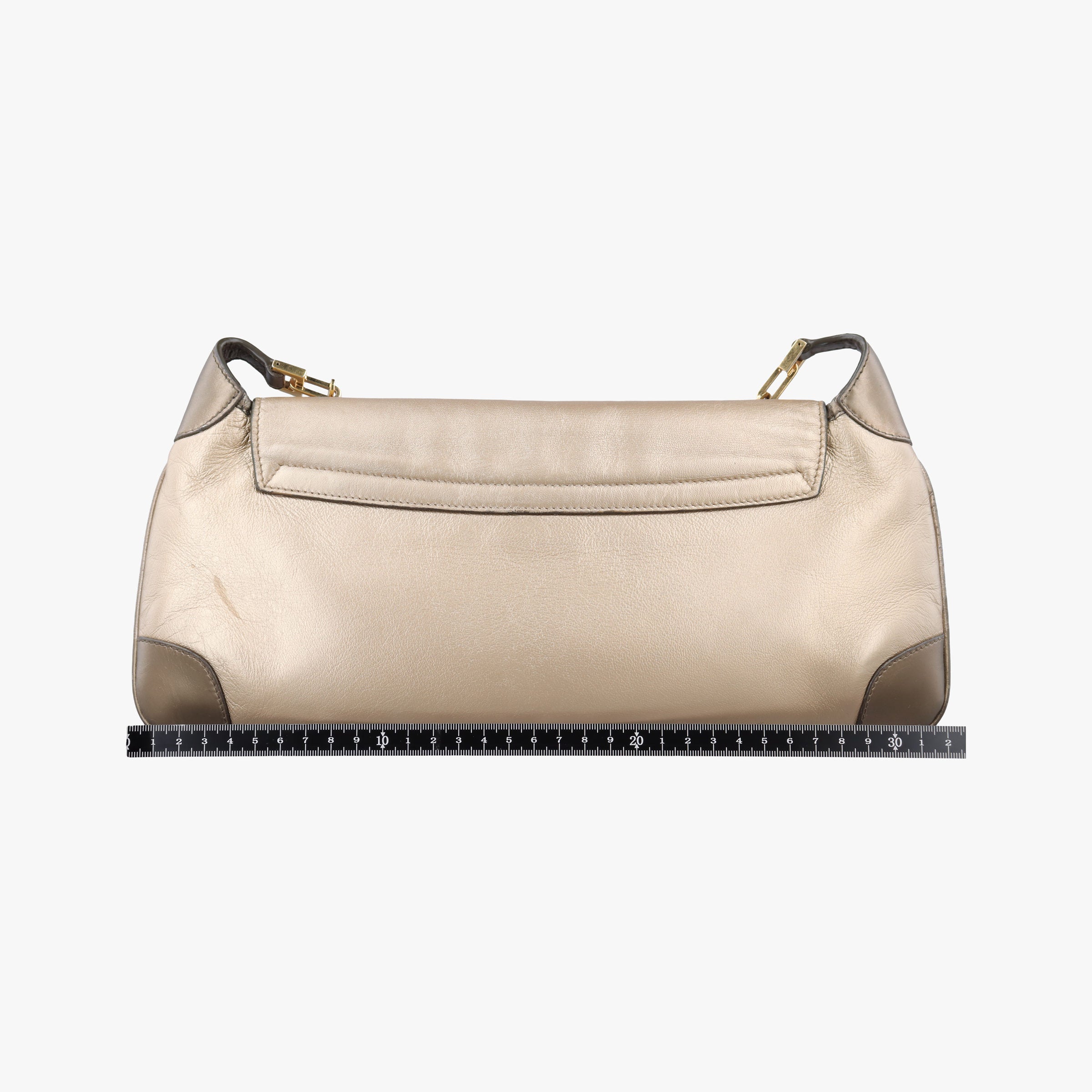 Secondhand Gucci tiger head Golden Leather 001.41 shoulderbag | stylenewstar