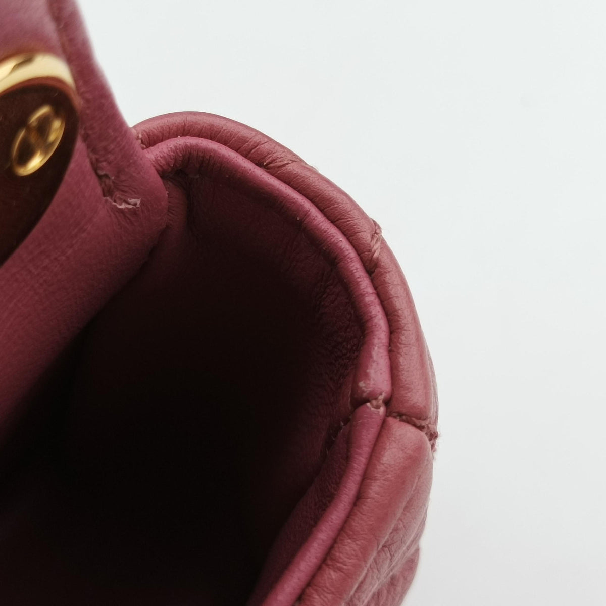 Pre-owned Christian Dior Caro micro Pink Leather  shoulderbag | stylenewstar