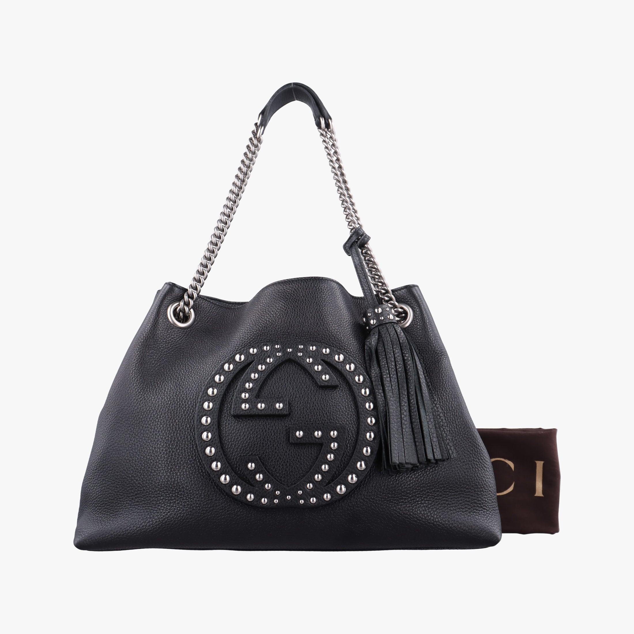 Vintage Gucci Soho Black Leather 308982 shoulderbag | stylenewstar