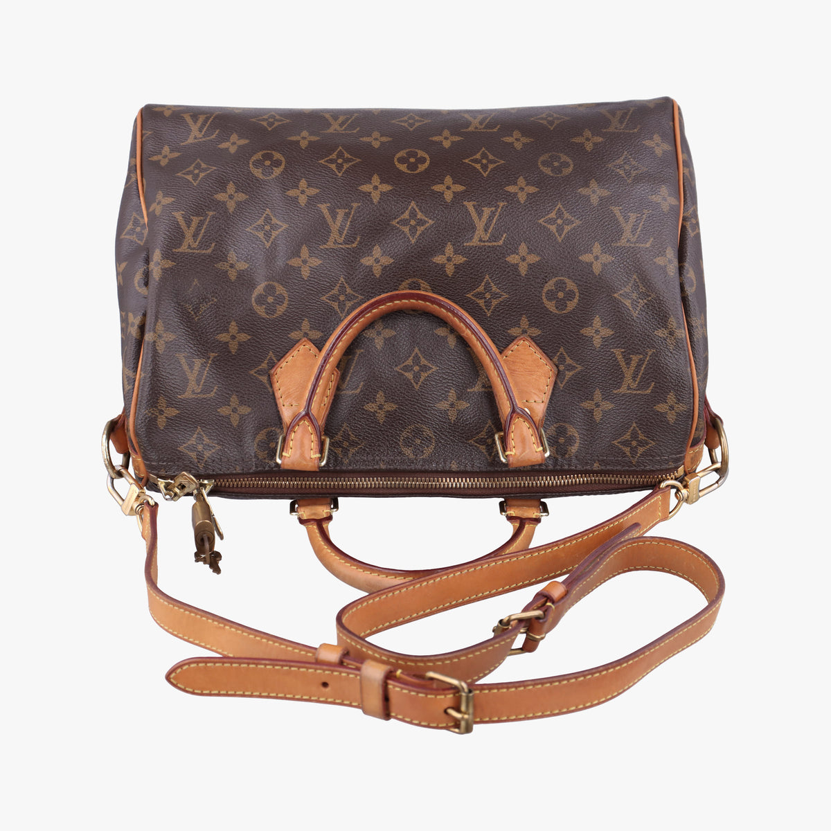 Vintage Louis Vuitton Speedy 30 brown Monogram Canvas M41526 shoulderbag | stylenewstar