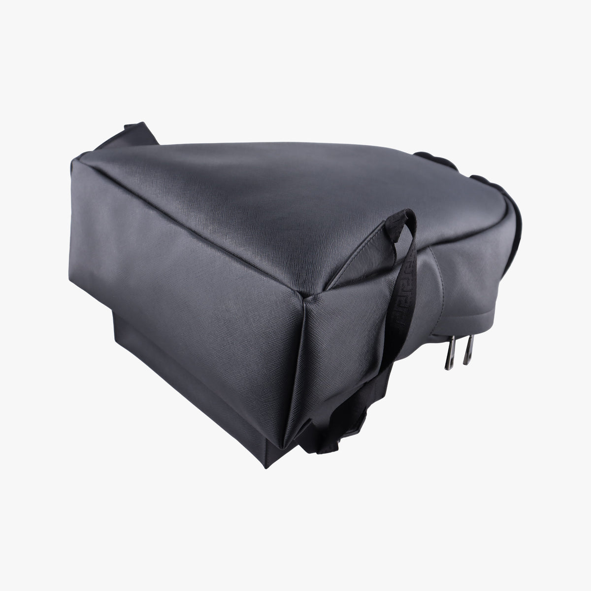 Pre-owned VERSACE La Medusa Black Leather  backpack/rucksack | stylenewstar