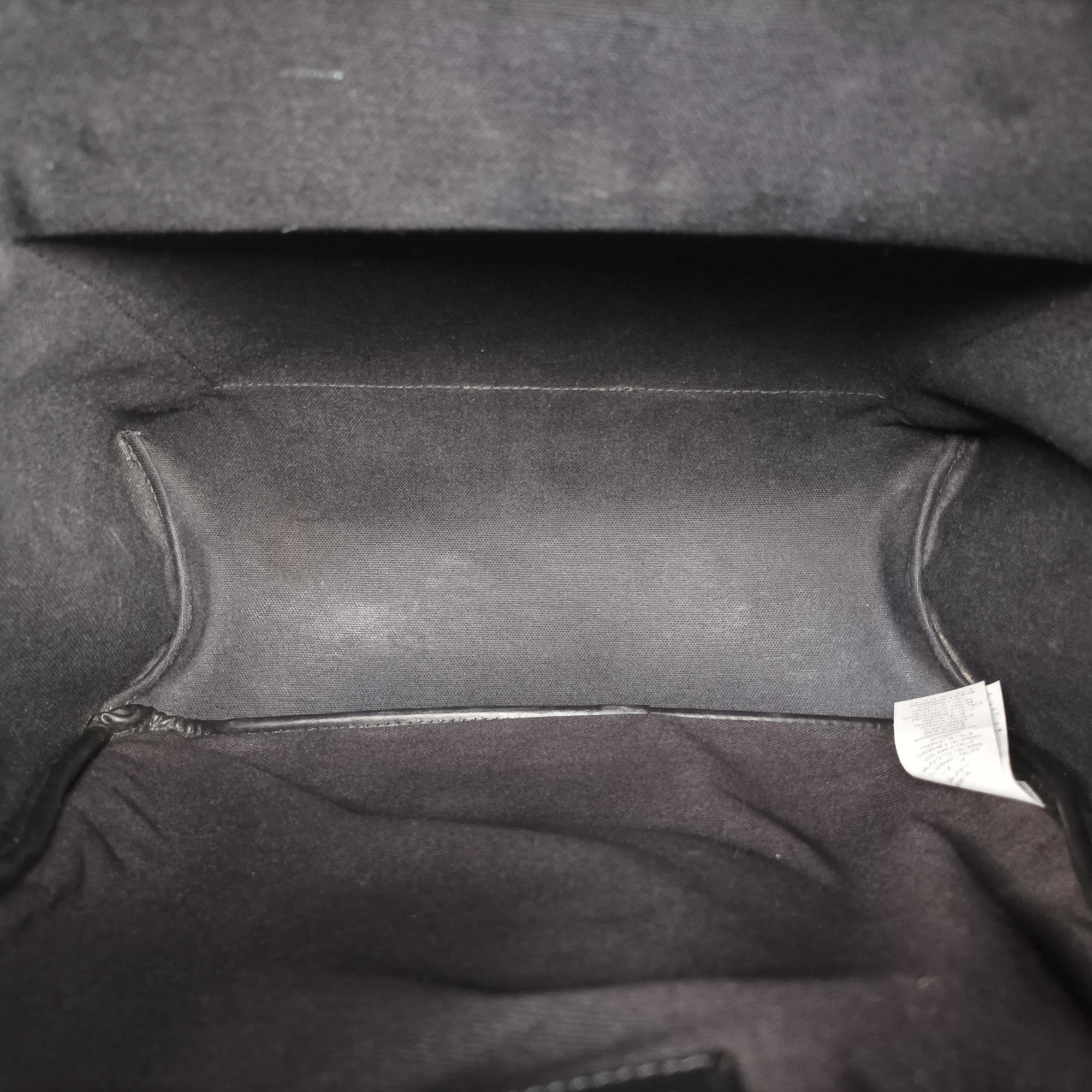 Pre-owned VERSACE La Medusa Black Leather  backpack/rucksack | stylenewstar