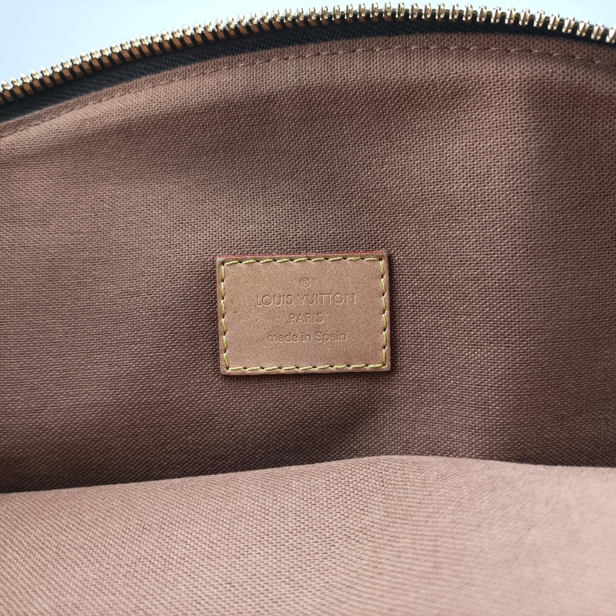 Pre-owned Louis Vuitton LOCKIT Brown Monogram Canvas M40103 handbag | stylenewstar