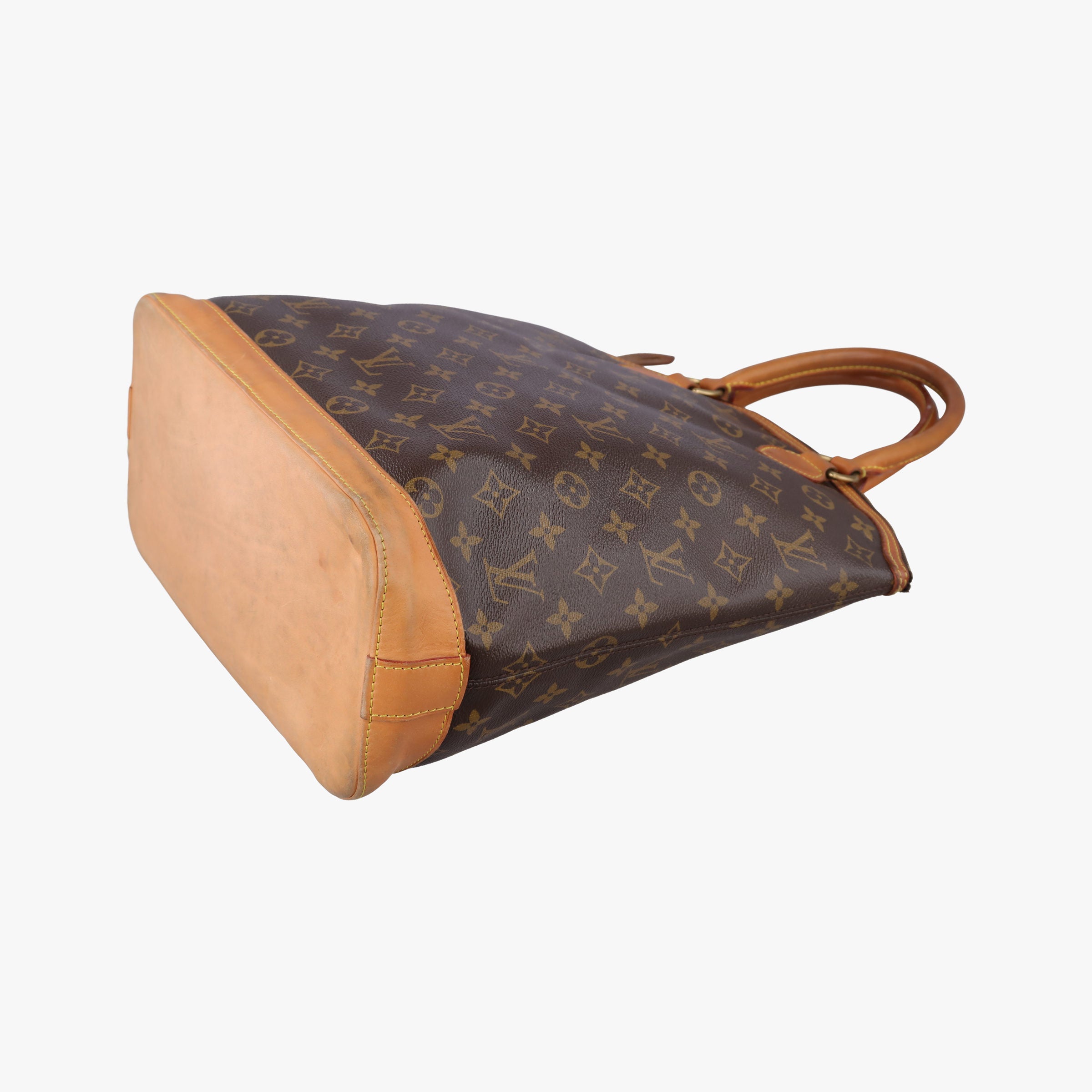 Pre-owned Louis Vuitton LOCKIT Brown Monogram Canvas M40103 handbag | stylenewstar