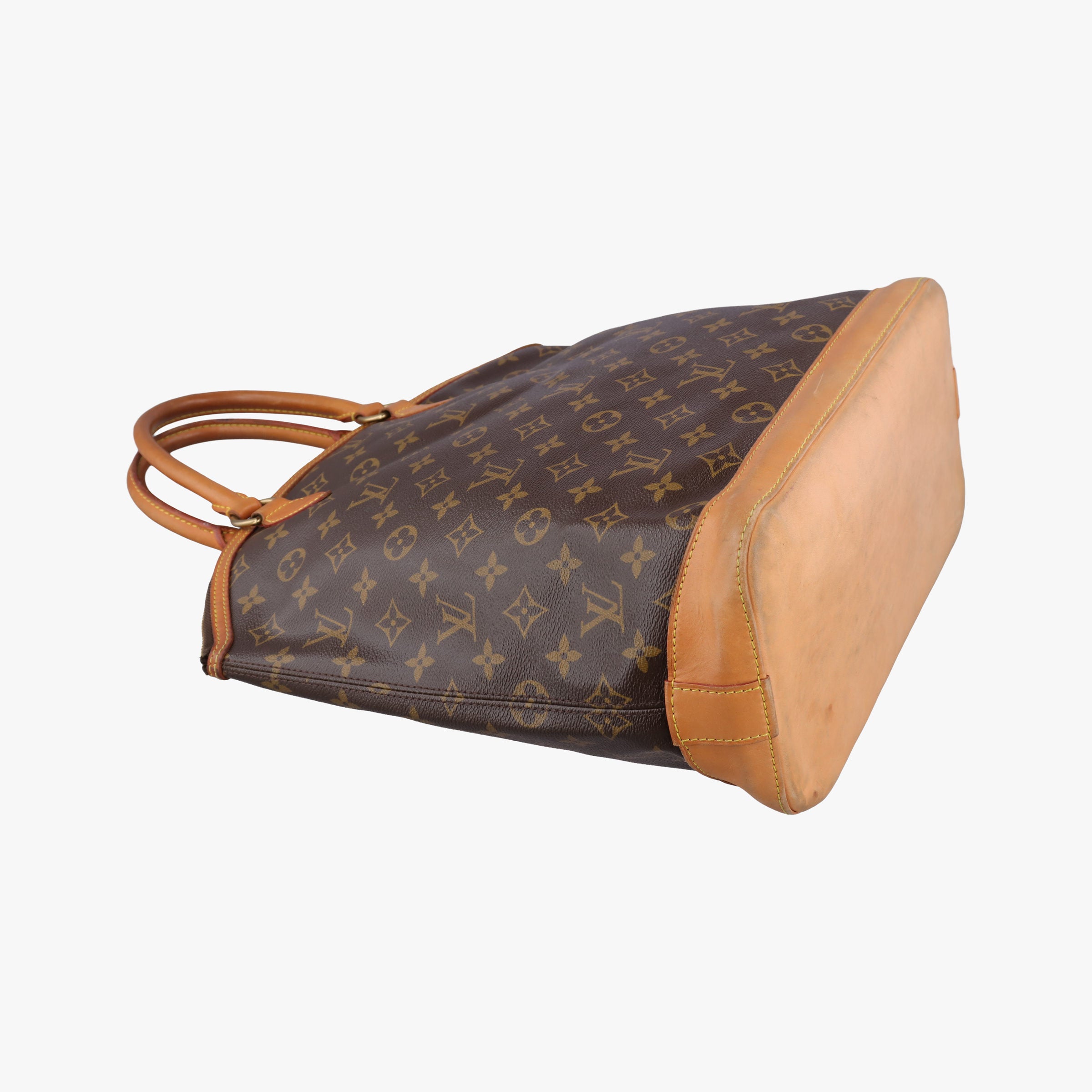 Pre-owned Louis Vuitton LOCKIT Brown Monogram Canvas M40103 handbag | stylenewstar
