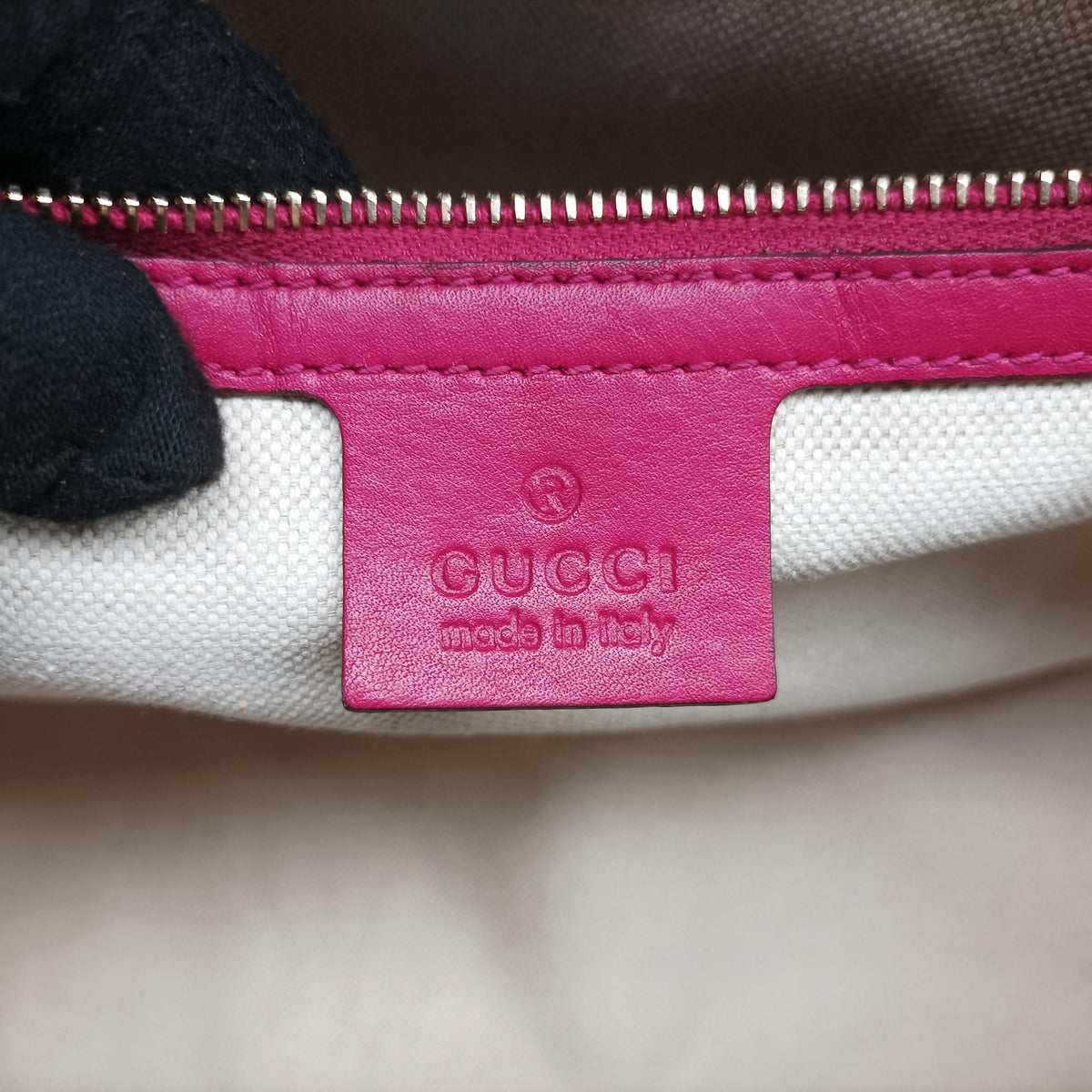 Secondhand Gucci Microguccissima Rose Patent Leather 309617 shoulderbag | stylenewstar