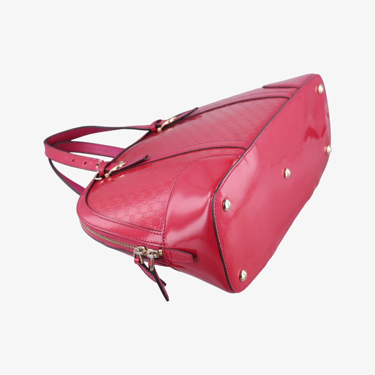 Secondhand Gucci Microguccissima Rose Patent Leather 309617 shoulderbag | stylenewstar