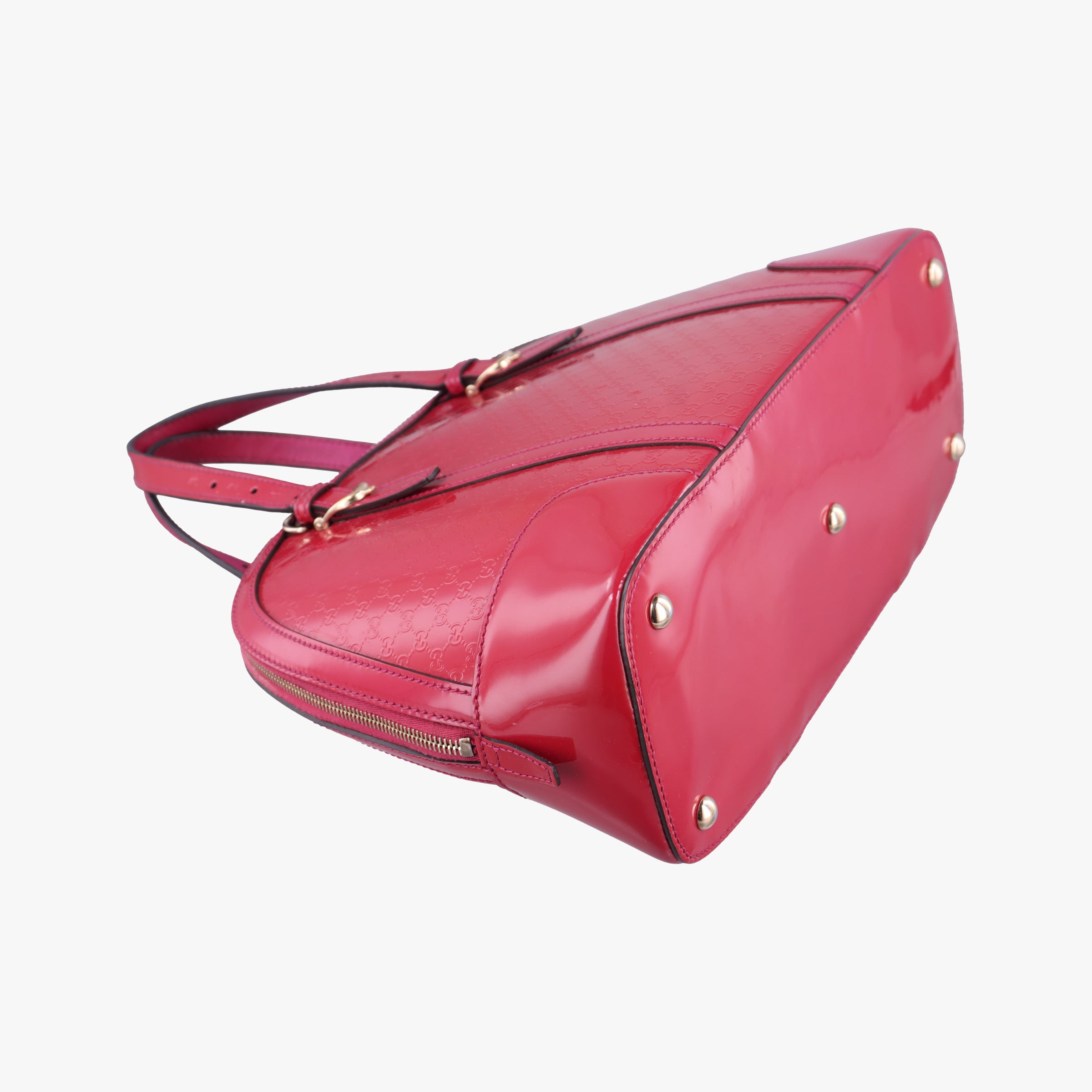 Secondhand Gucci Microguccissima Rose Patent Leather 309617 shoulderbag | stylenewstar