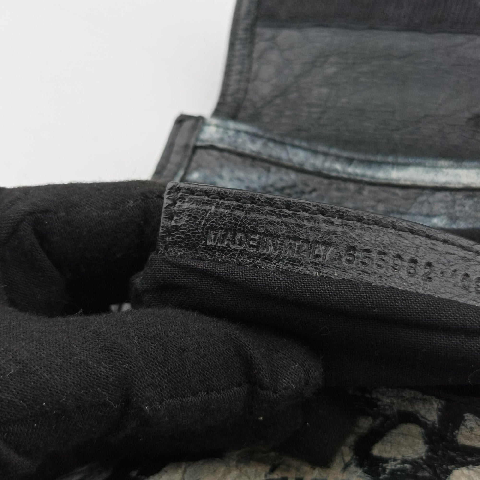 Vintage Balenciaga Explore Black×White Lambskin  shoulderbag | stylenewstar