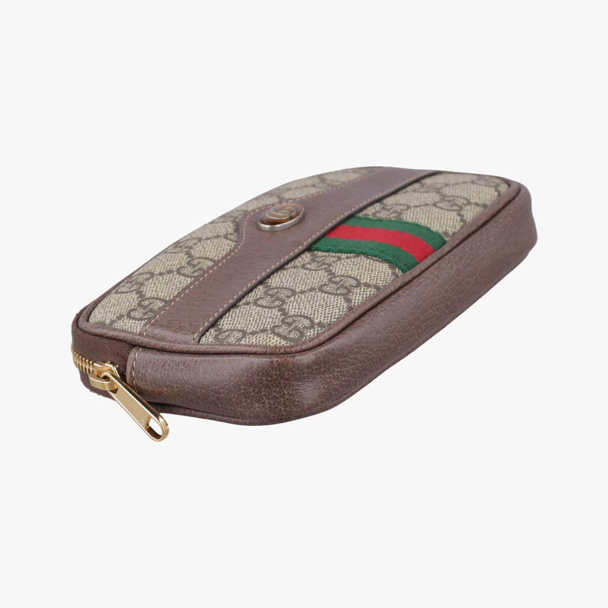 Secondhand Gucci Ophidia Brown PVC coated canvas 519308 bum bag/waist bag | stylenewstar
