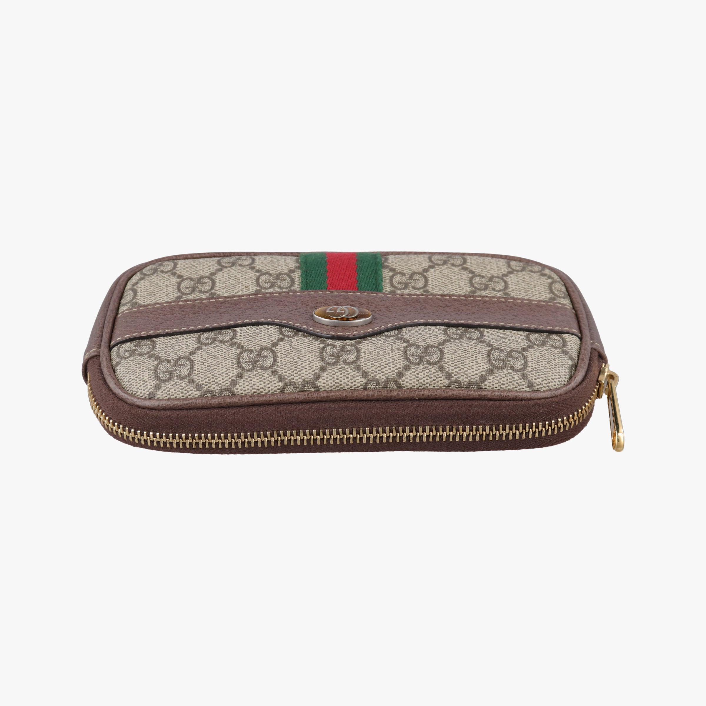 Secondhand Gucci Ophidia Brown PVC coated canvas 519308 bum bag/waist bag | stylenewstar