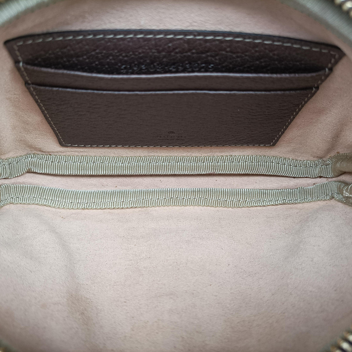 Secondhand Gucci Ophidia Brown PVC coated canvas 519308 bum bag/waist bag | stylenewstar