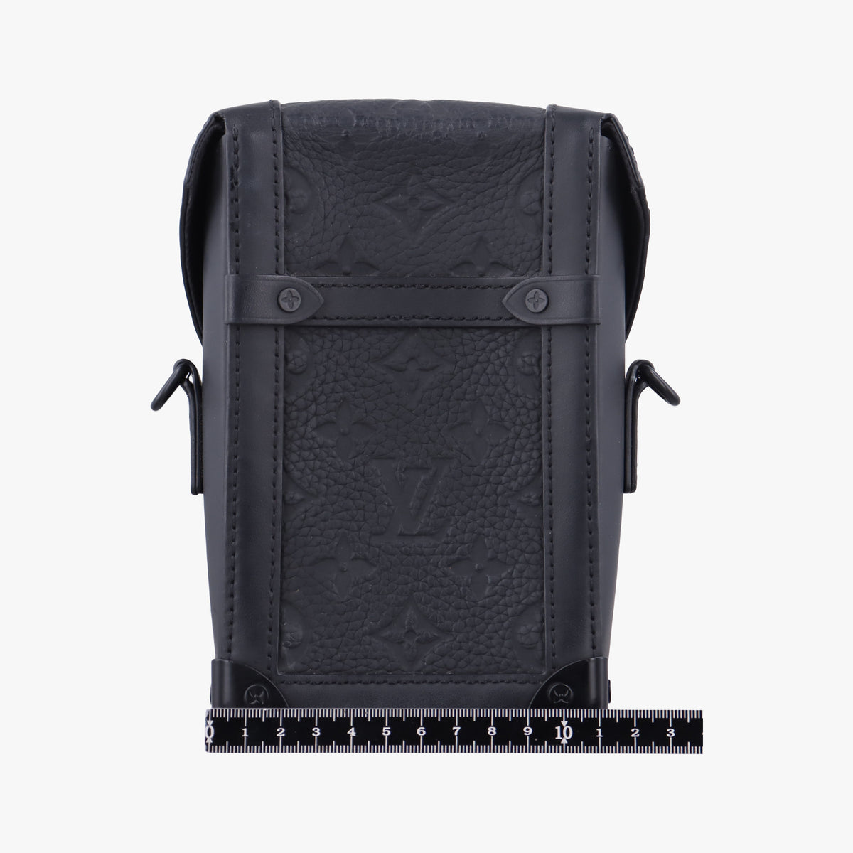Pre-owned Louis Vuitton Vertical Trunk Noir Monogram Taurillon M82070 shoulderbag | stylenewstar