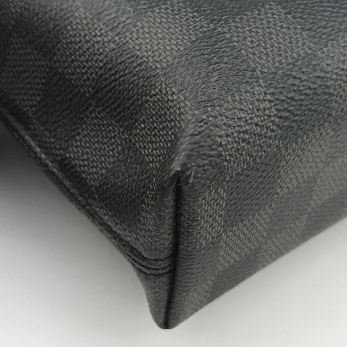 Pre-owned Louis Vuitton Porte-Documents Jour NM Noir Damier Graphite N48260 shoulderbag | stylenewstar