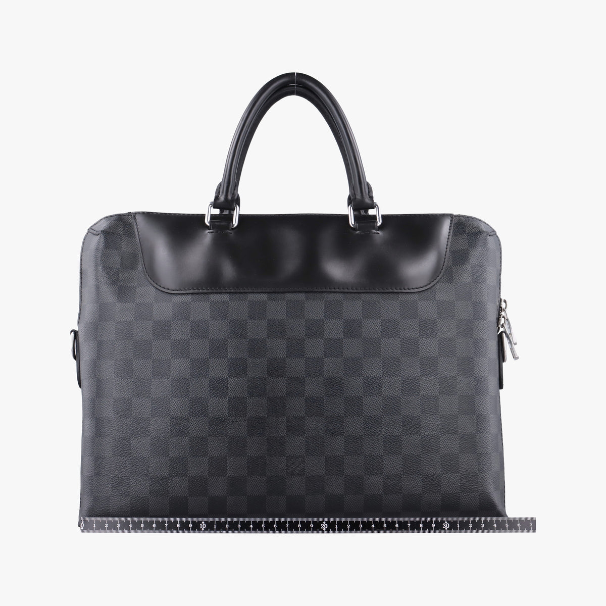 Pre-owned Louis Vuitton Porte-Documents Jour NM Noir Damier Graphite N48260 shoulderbag | stylenewstar