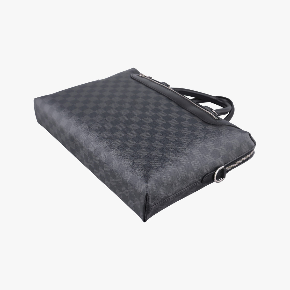 Pre-owned Louis Vuitton Porte-Documents Jour NM Noir Damier Graphite N48260 shoulderbag | stylenewstar