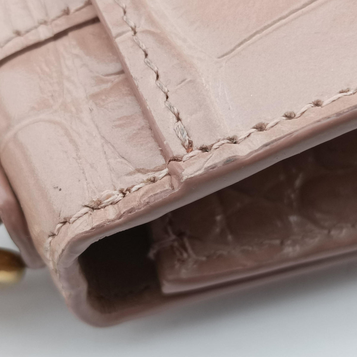 Pre-owned Balenciaga Hourglass mini Beige leather  shoulderbag | stylenewstar