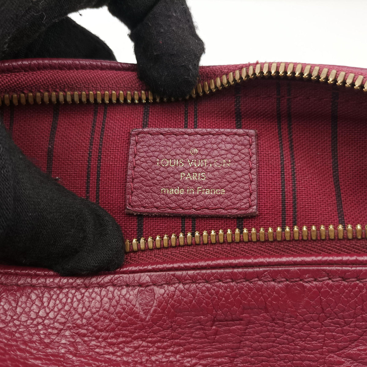 Pre-owned Louis Vuitton Speedy Bandouliere 25 Aurore Monogram Empreinte M40764 shoulderbag | stylenewstar