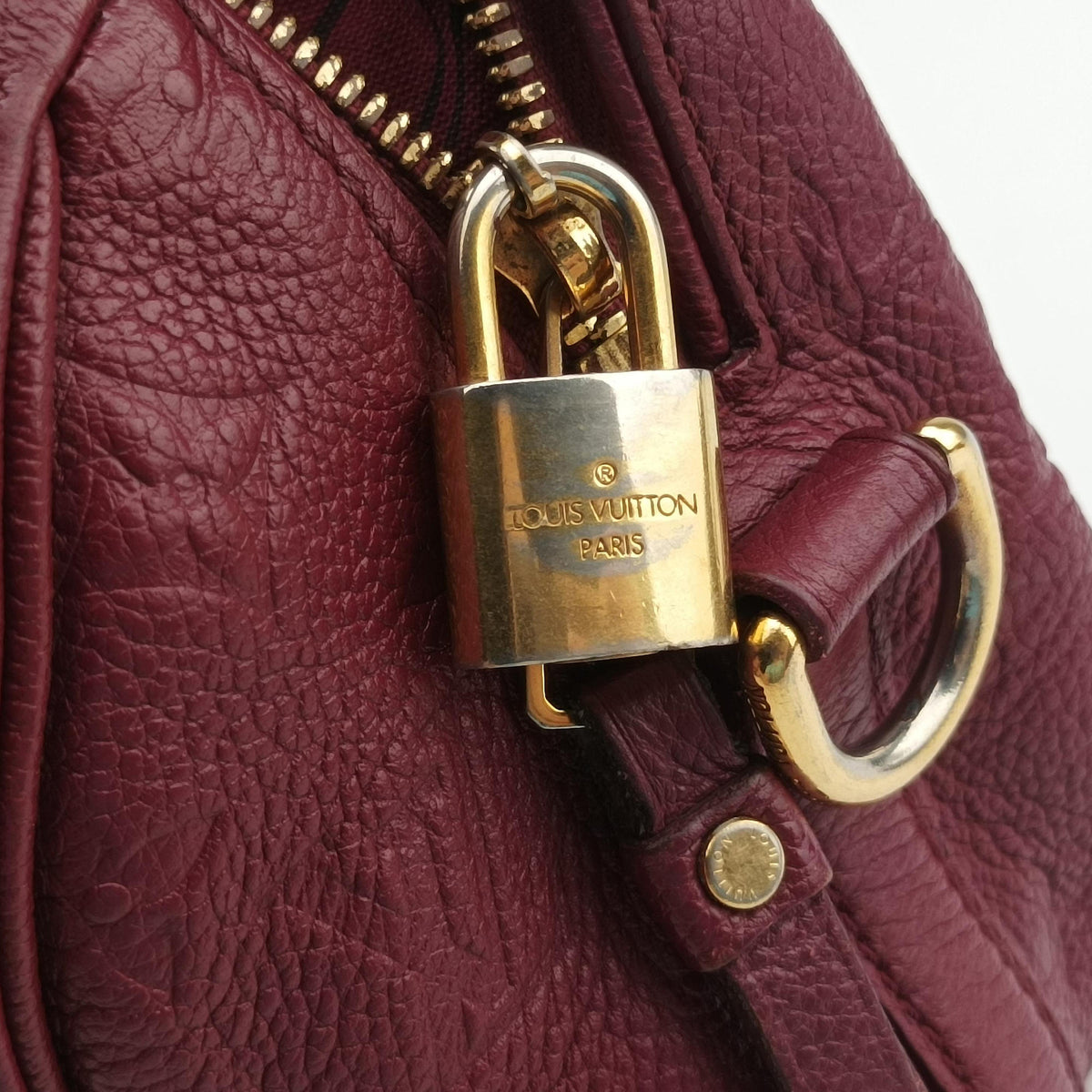 Pre-owned Louis Vuitton Speedy Bandouliere 25 Aurore Monogram Empreinte M40764 shoulderbag | stylenewstar