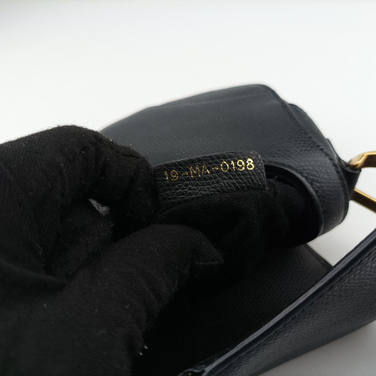 Pre-owned Christian Dior saddle Black leather  handbag | stylenewstar