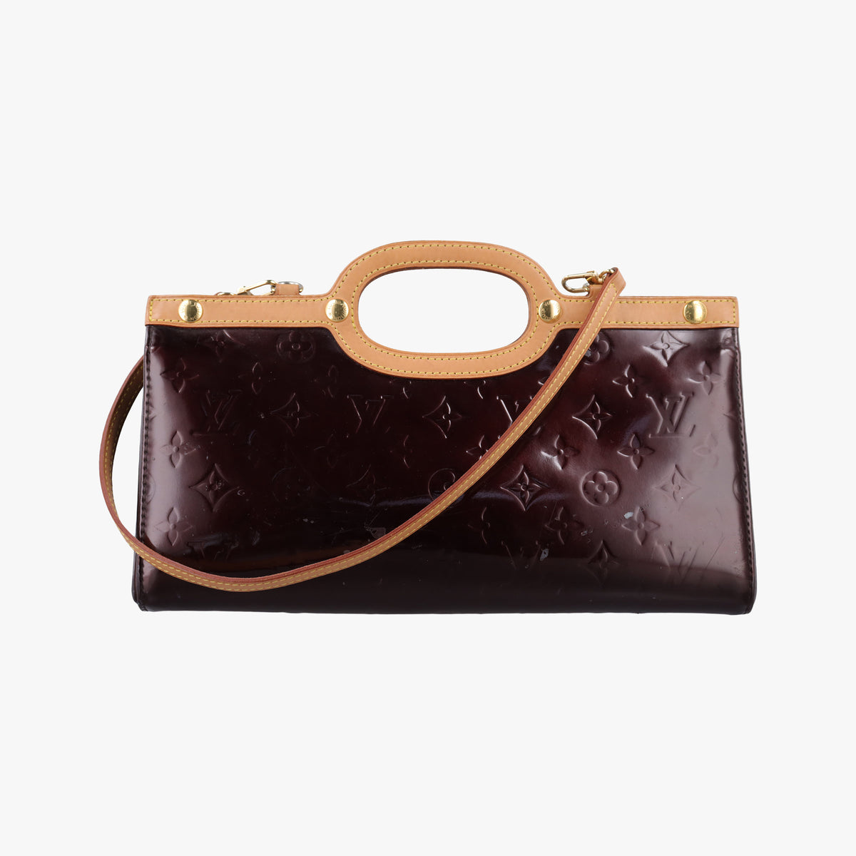 Pre-owned Louis Vuitton Roxbury Drive AMARANTE Vernis M91995 shoulderbag | stylenewstar
