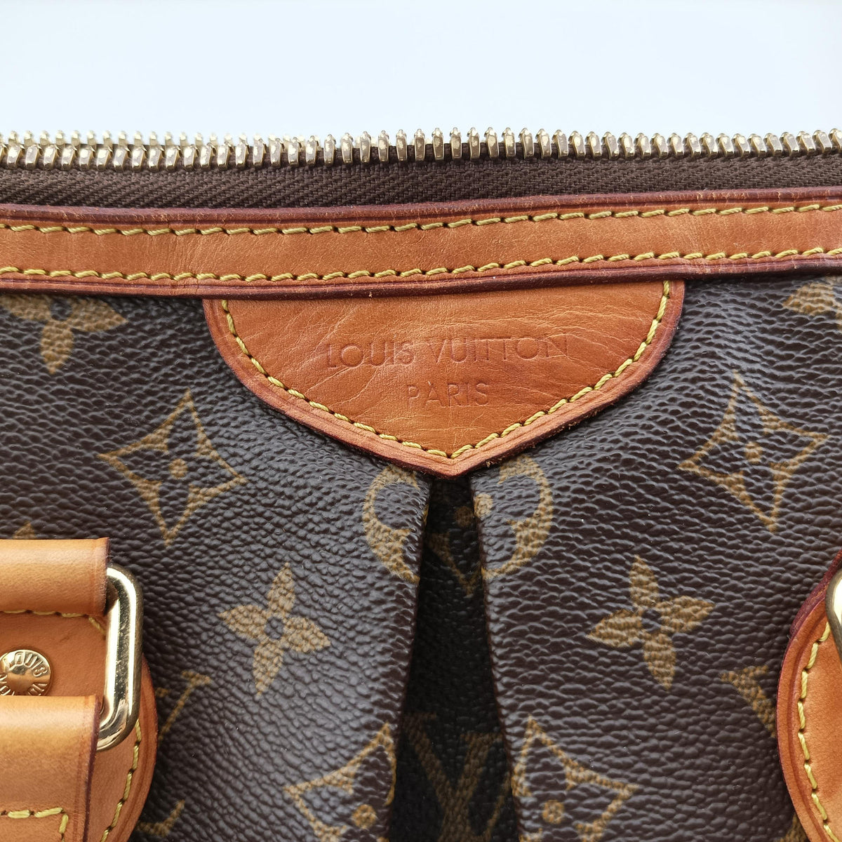 Secondhand Louis Vuitton PALERMO PM brown Monogram Canvas M40145 shoulderbag | stylenewstar