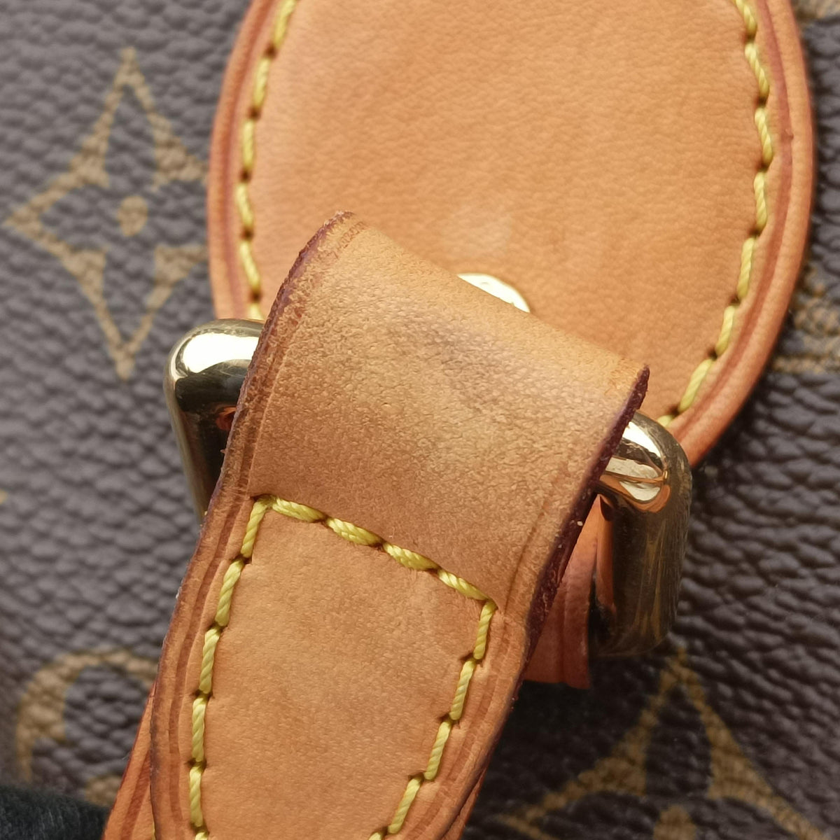 Secondhand Louis Vuitton PALERMO PM brown Monogram Canvas M40145 shoulderbag | stylenewstar
