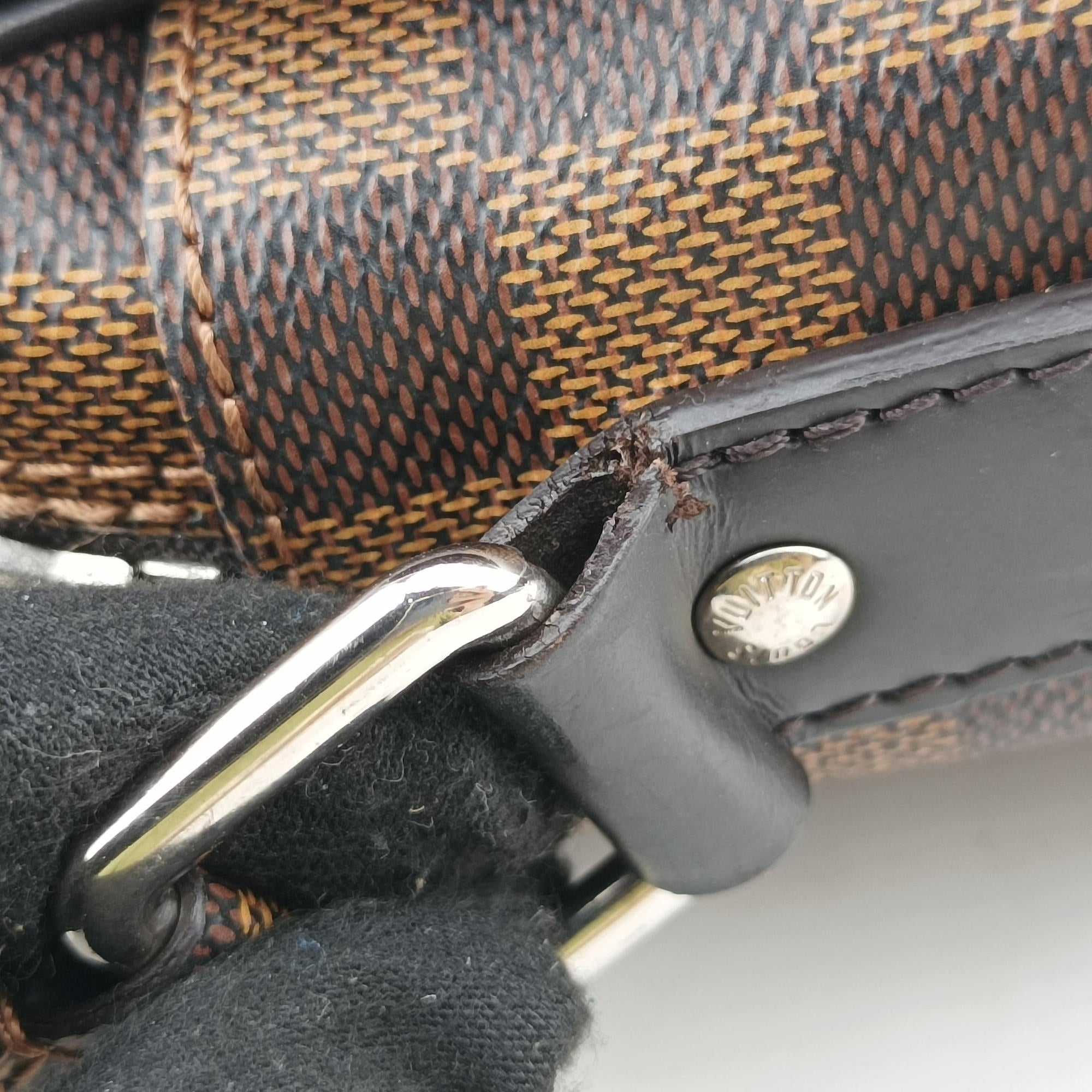 Pre-owned Louis Vuitton Nile PM Chapman Brothers EBENE Damier Canvas N42704 shoulderbag | stylenewstar