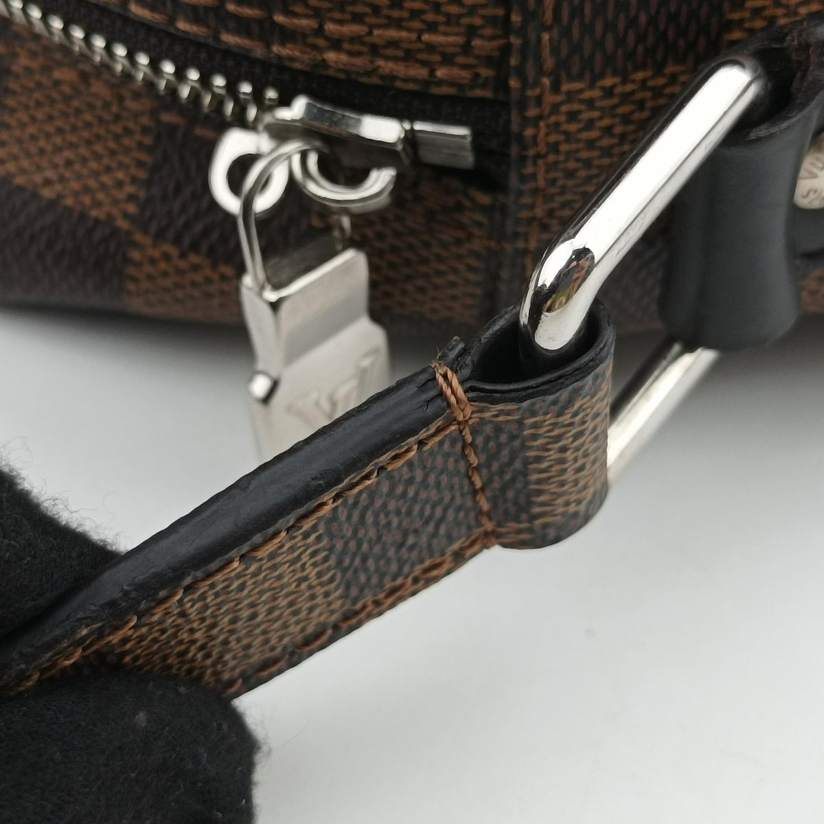 Pre-owned Louis Vuitton Nile PM Chapman Brothers EBENE Damier Canvas N42704 shoulderbag | stylenewstar