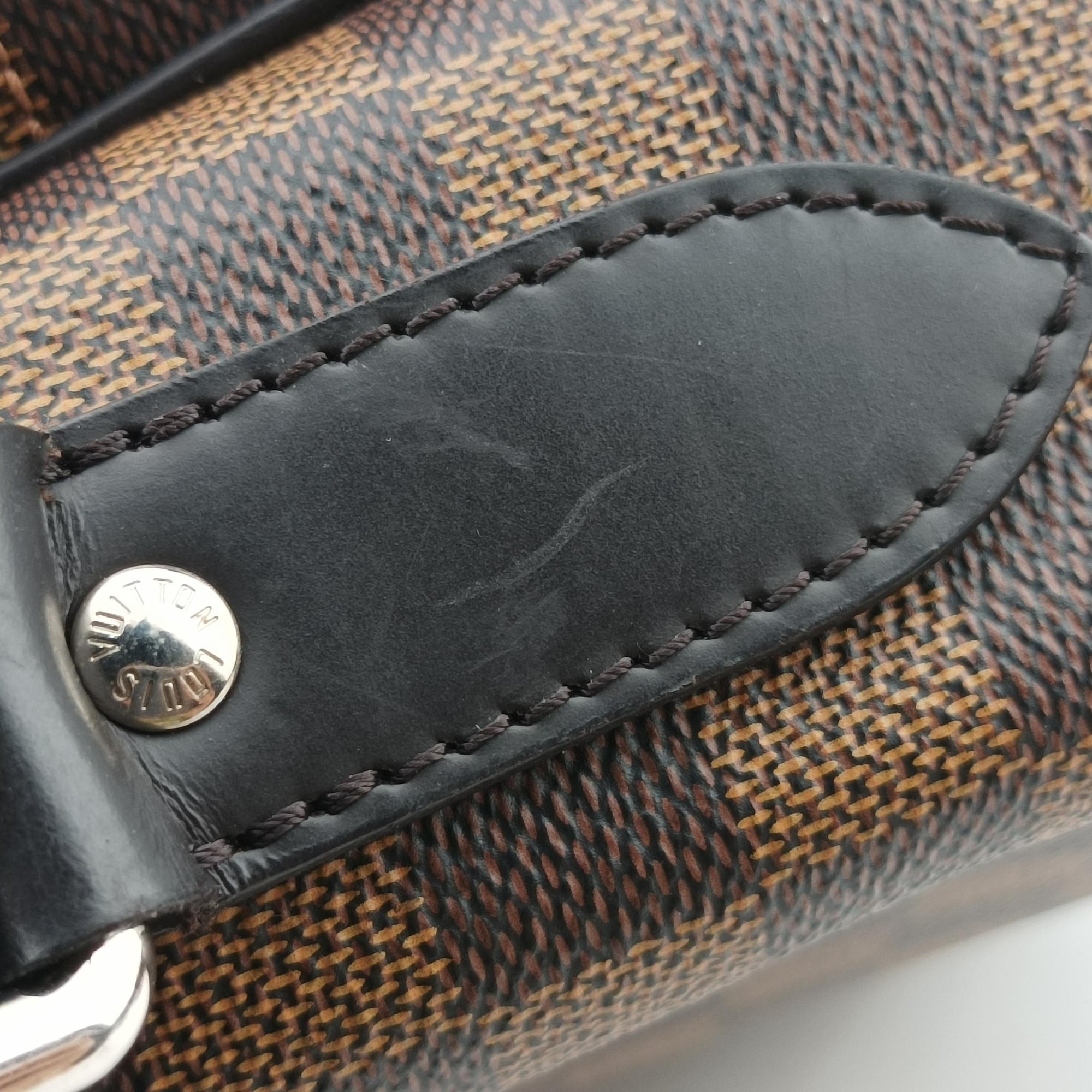 Pre-owned Louis Vuitton Nile PM Chapman Brothers EBENE Damier Canvas N42704 shoulderbag | stylenewstar