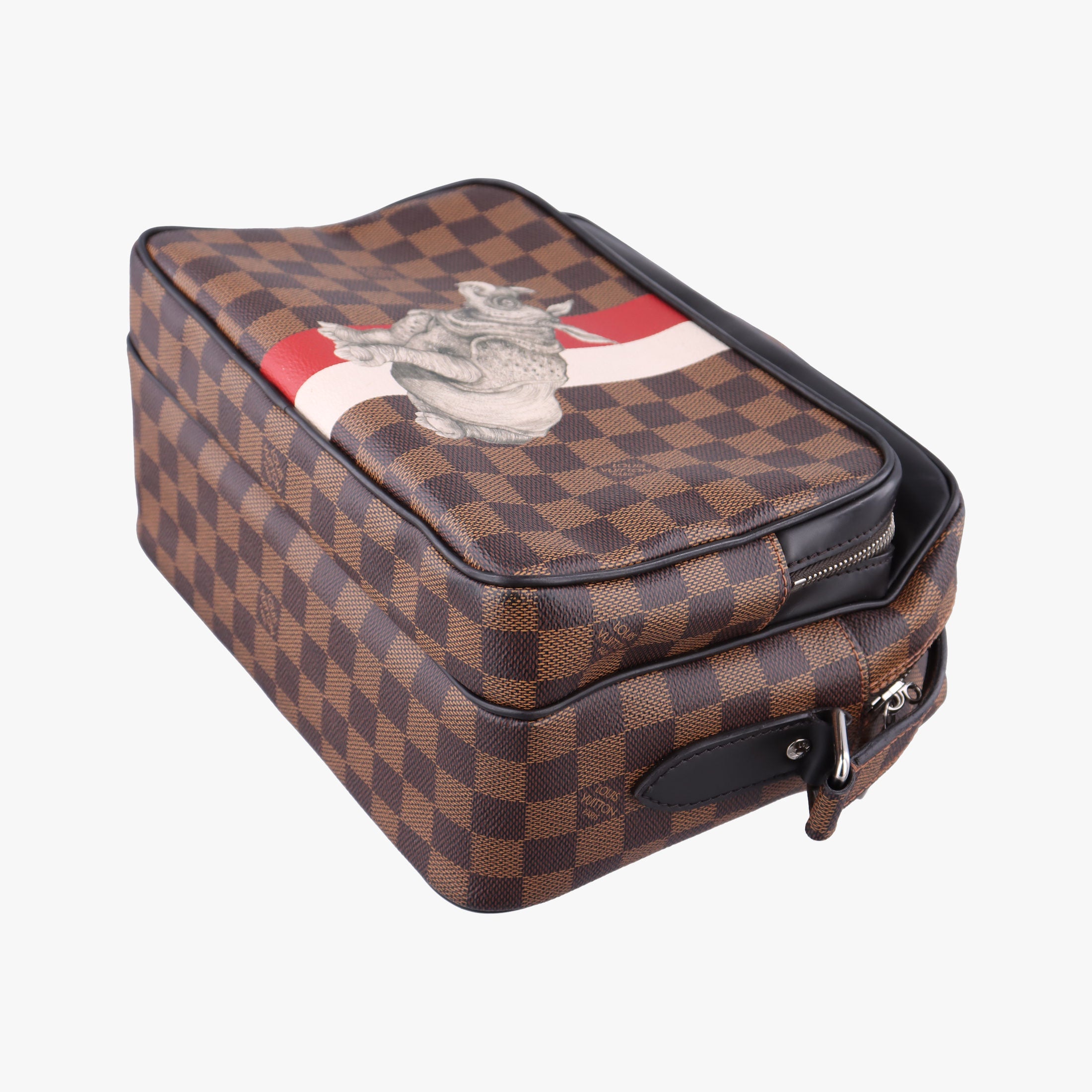 Pre-owned Louis Vuitton Nile PM Chapman Brothers EBENE Damier Canvas N42704 shoulderbag | stylenewstar