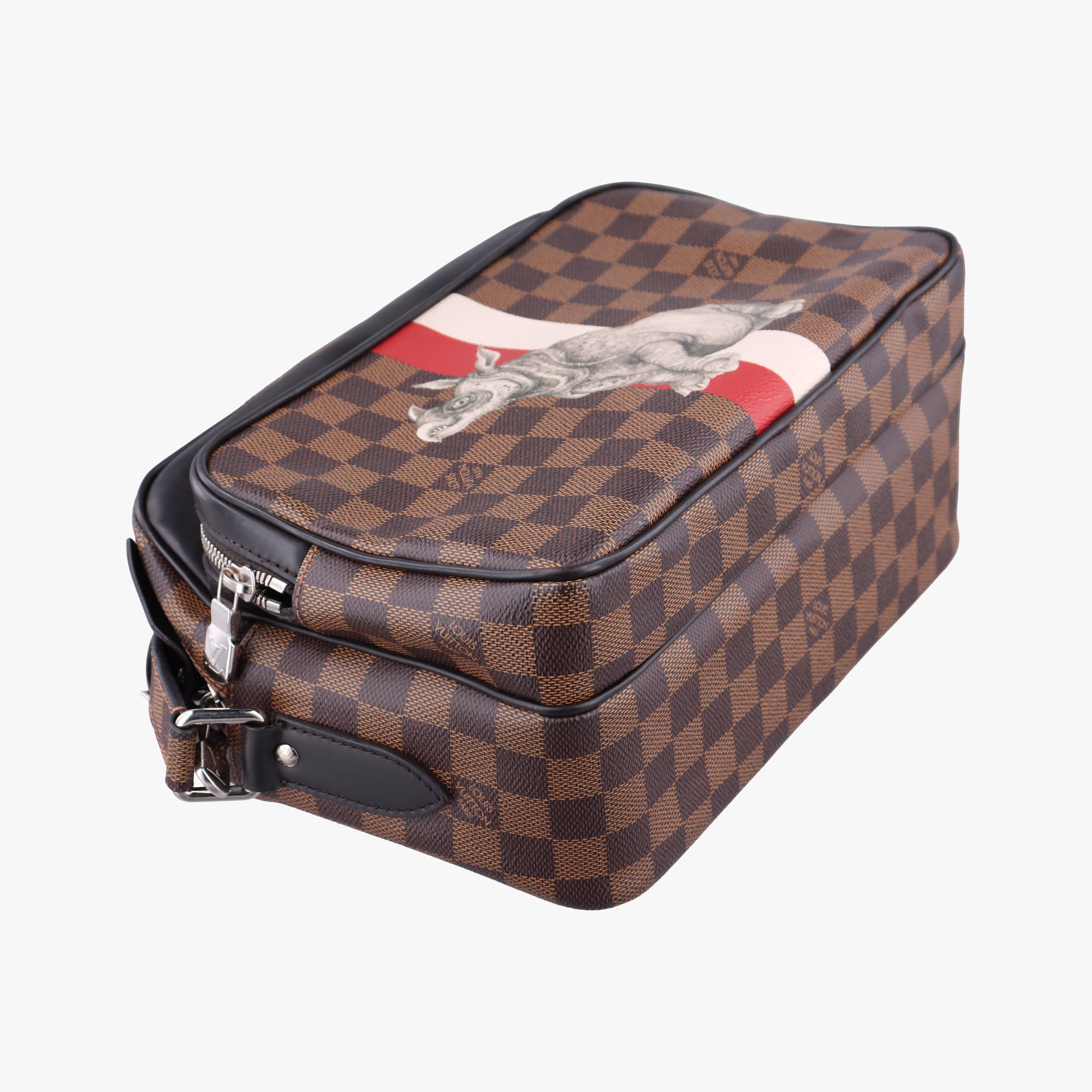 Pre-owned Louis Vuitton Nile PM Chapman Brothers EBENE Damier Canvas N42704 shoulderbag | stylenewstar