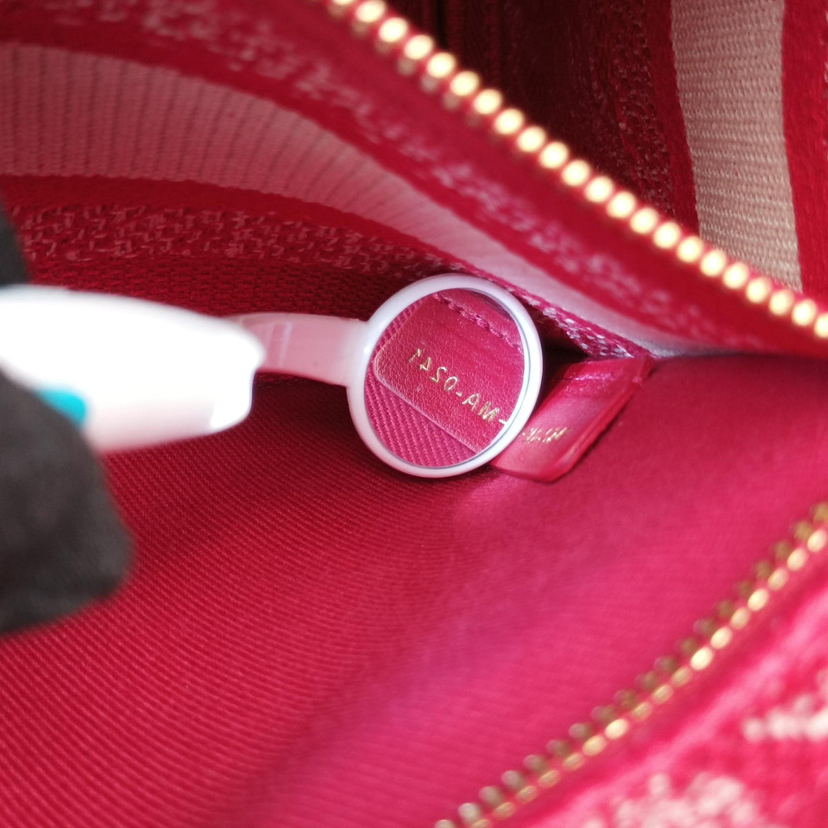 Pre-owned Christian Dior D-Lite Medium Royaume Pink canvas  shoulderbag | stylenewstar