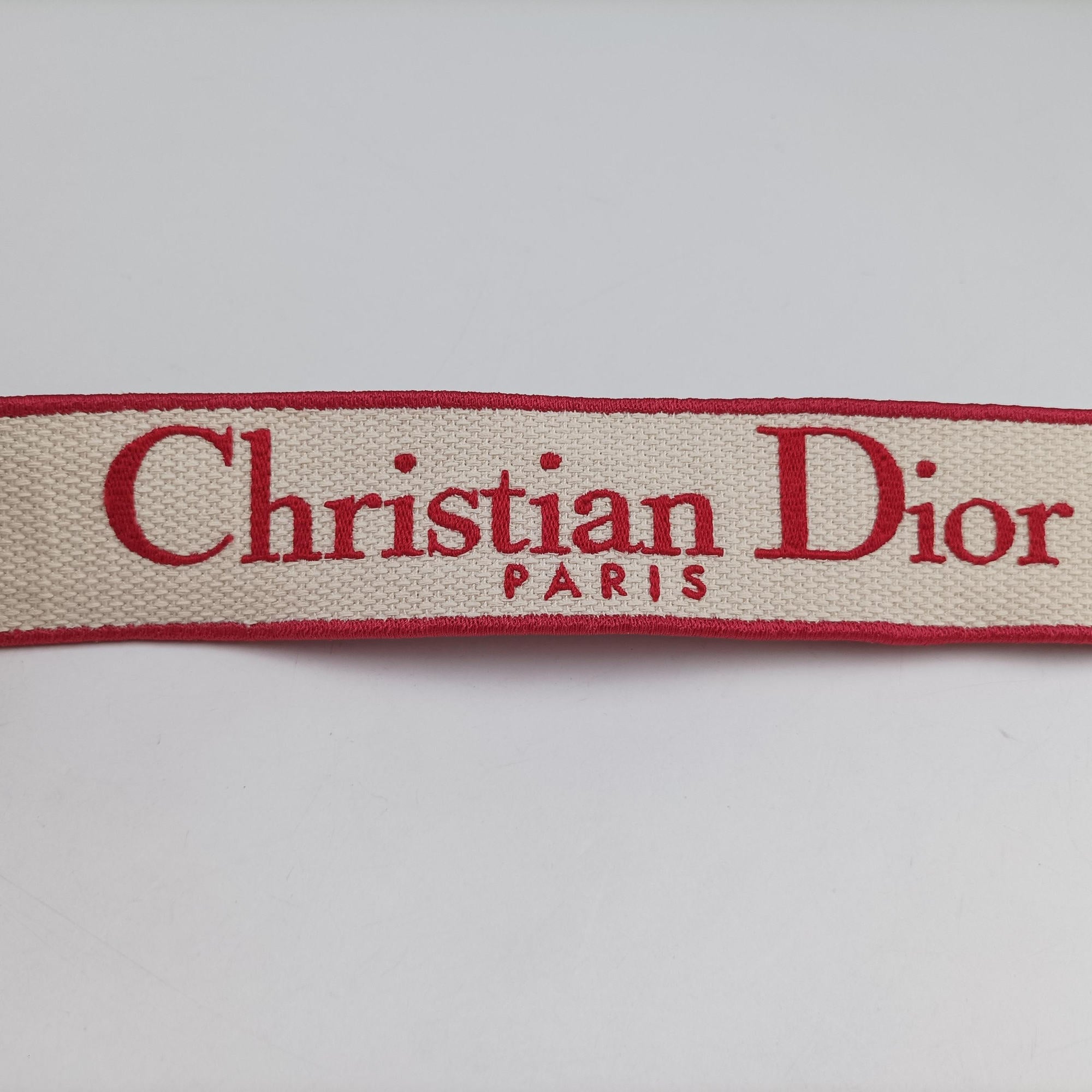 Pre-owned Christian Dior D-Lite Medium Royaume Pink canvas  shoulderbag | stylenewstar