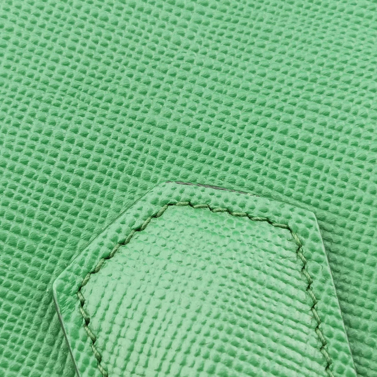 Pre-owned Prada Double Cuir Green SAFFIANO Leather B2756T handbag | stylenewstar