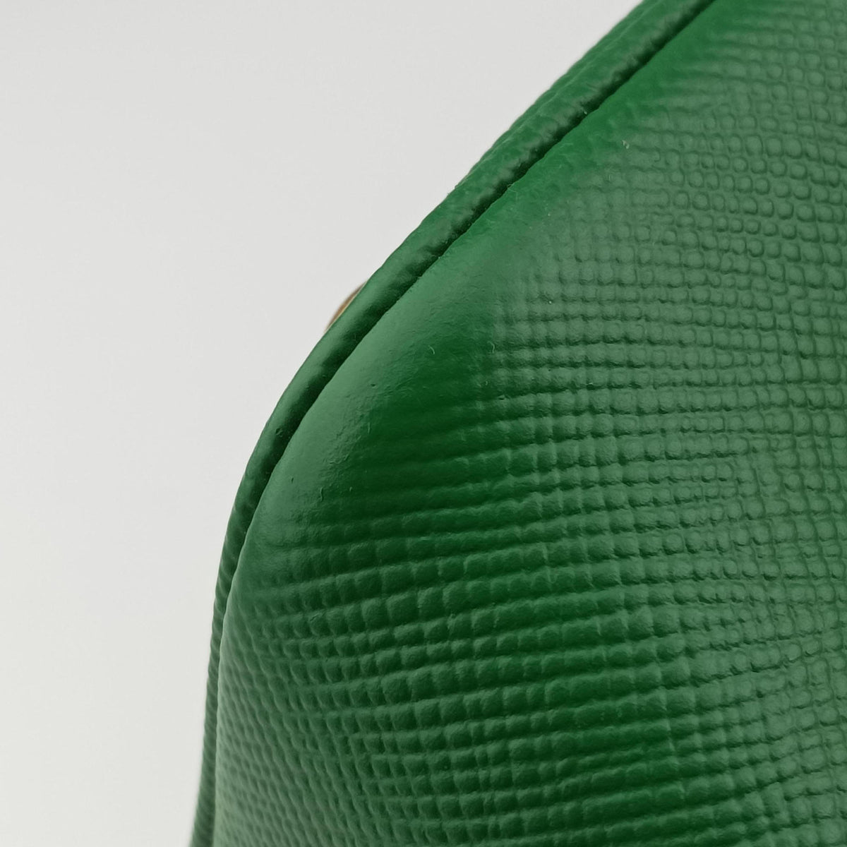 Pre-owned Prada Double Cuir Green SAFFIANO Leather B2756T handbag | stylenewstar
