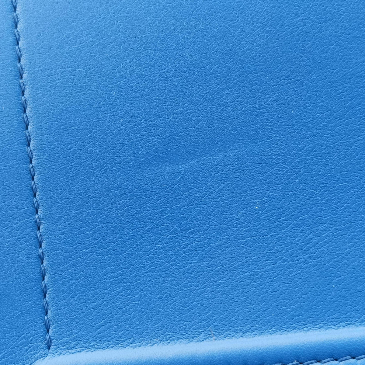 Vintage Celine Luggage Square Phantom Blue Leather  handbag | stylenewstar