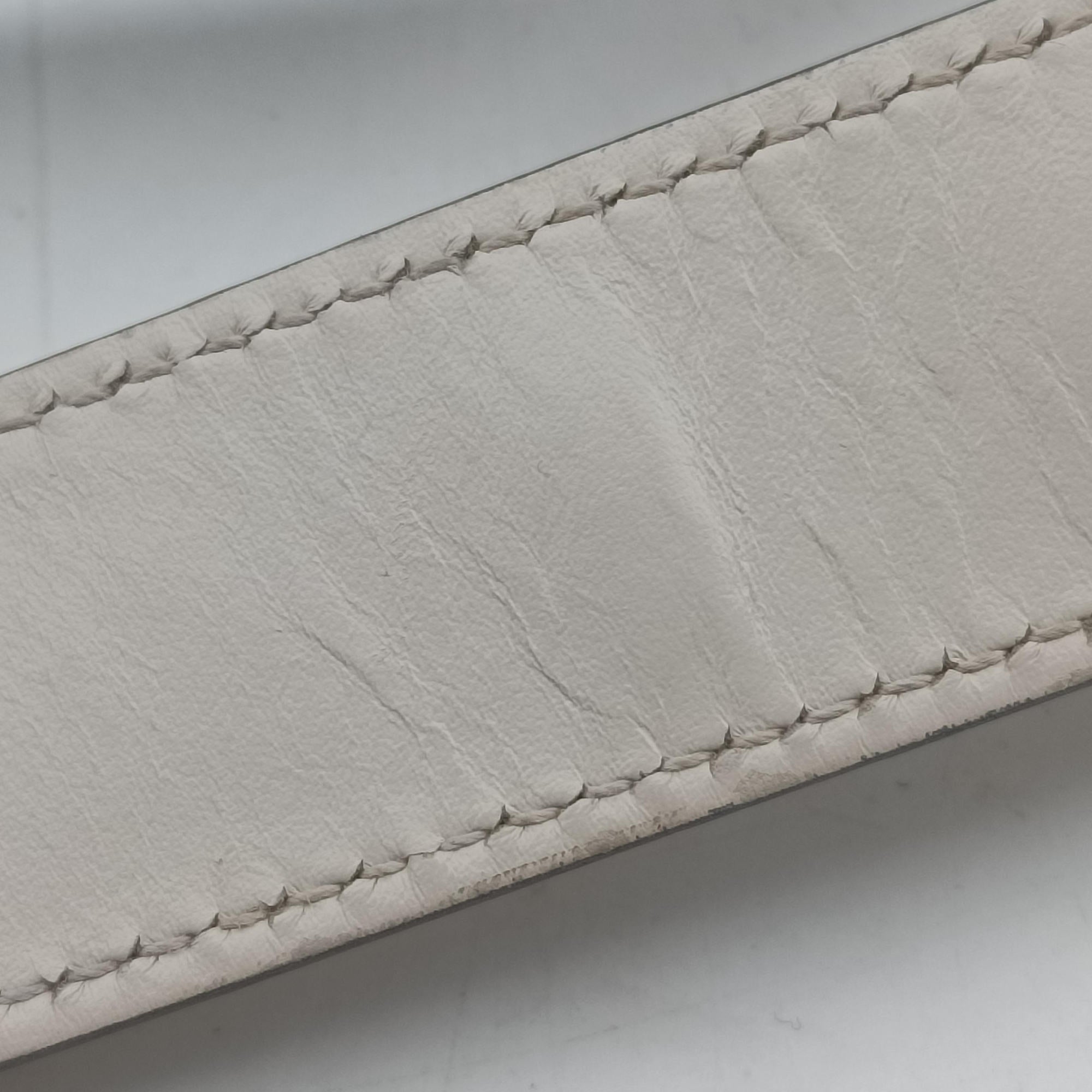 Pre-owned Gucci Sylvie Ivory×navy×red Leather 421882 shoulderbag | stylenewstar