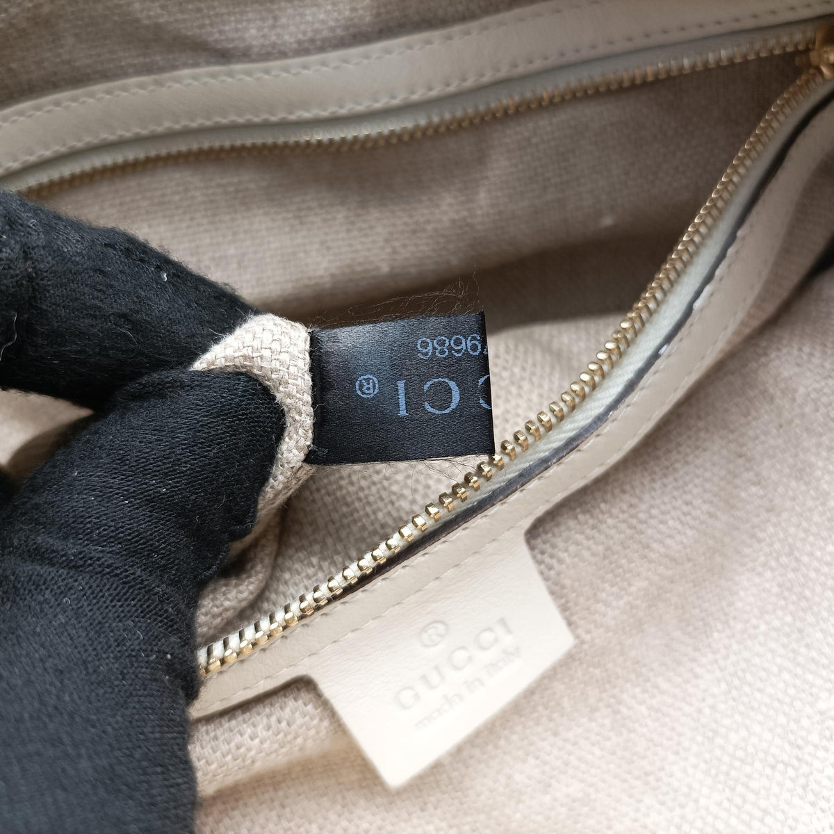 Pre-owned Gucci Bamboo White × Bordeaux Flora Canvas× Leather 171292 shoulderbag | stylenewstar