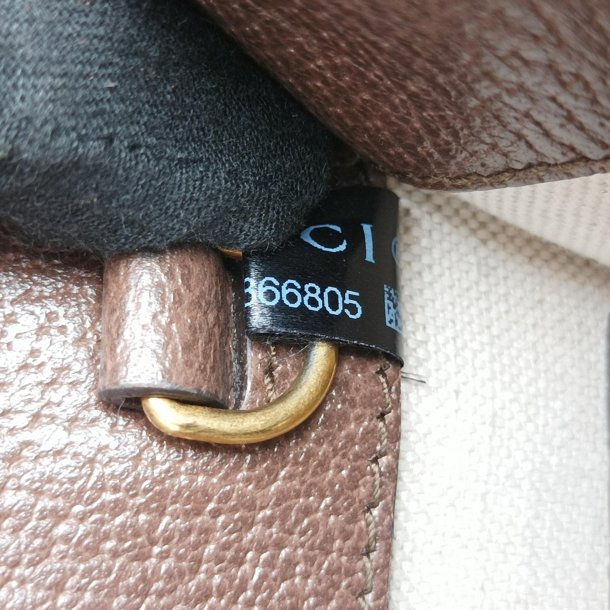 Vintage Gucci Interlocking G Tiger Mini Brown PVC coated canvas×Leather 671623 shoulderbag | stylenewstar