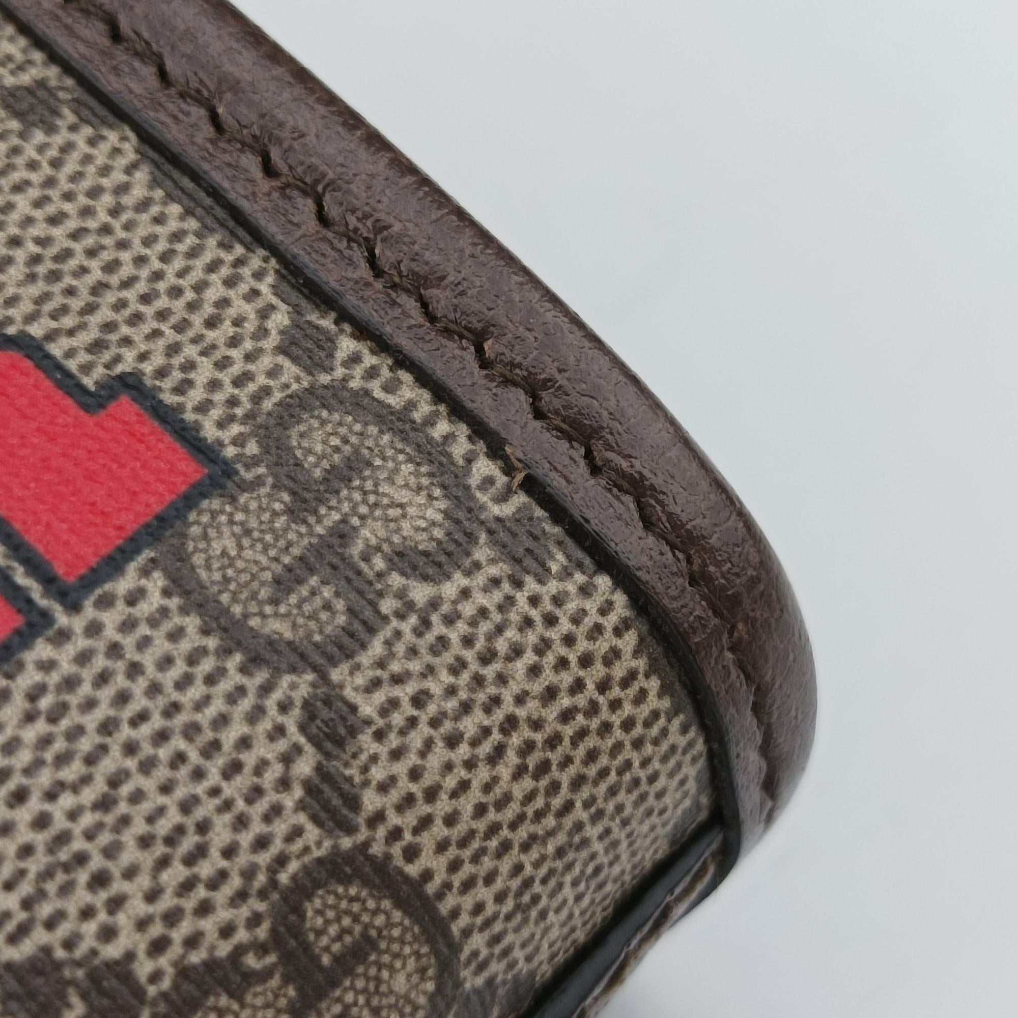 Vintage Gucci Interlocking G Tiger Mini Brown PVC coated canvas×Leather 671623 shoulderbag | stylenewstar
