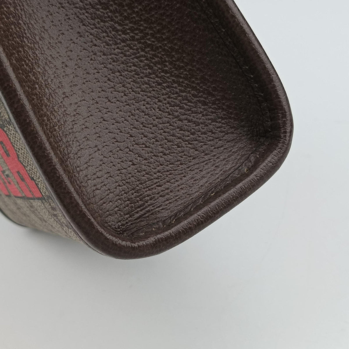 Vintage Gucci Interlocking G Tiger Mini Brown PVC coated canvas×Leather 671623 shoulderbag | stylenewstar