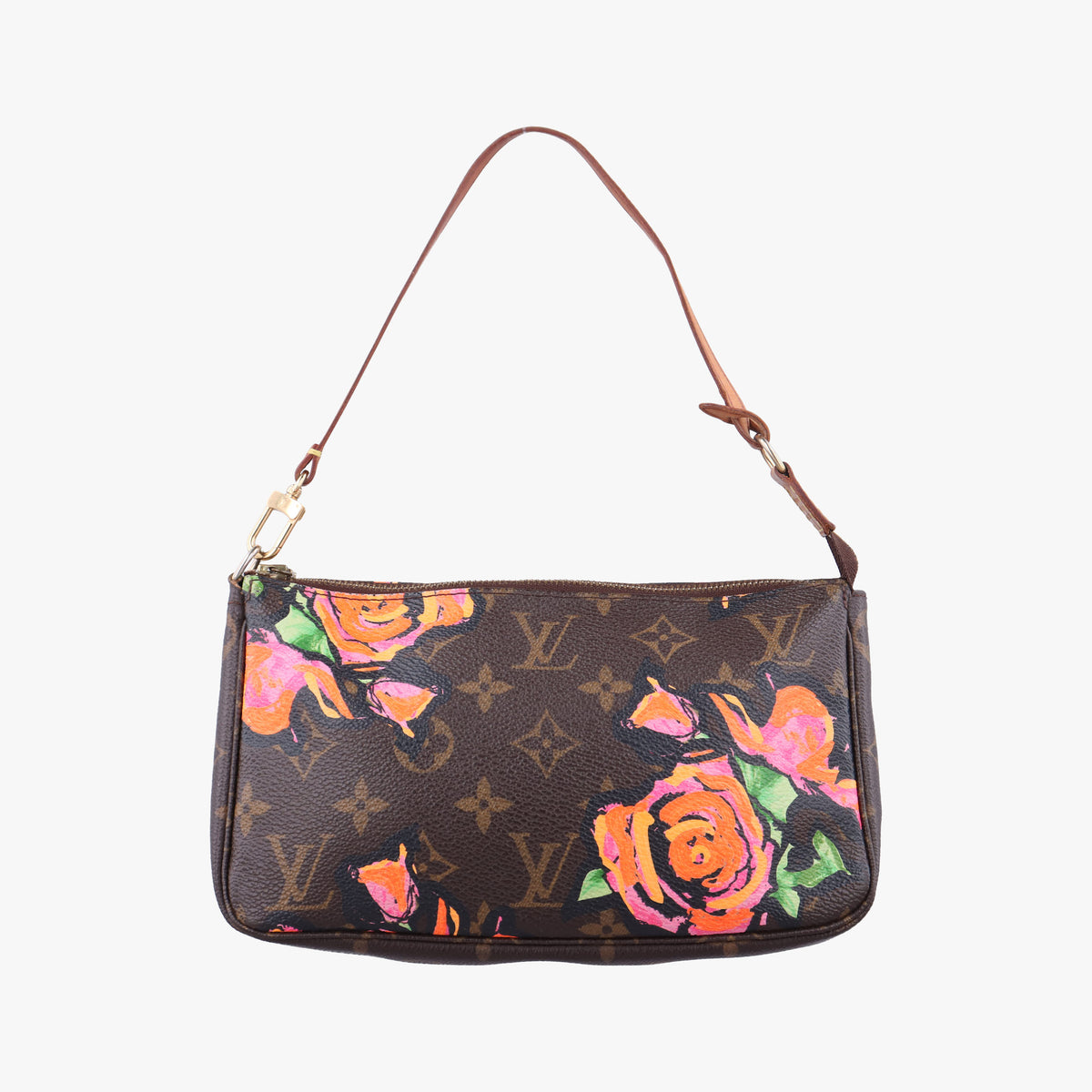 Secondhand Louis Vuitton Pochette Accessoires brown×multi Monogram Canvas M48615 handbag | stylenewstar