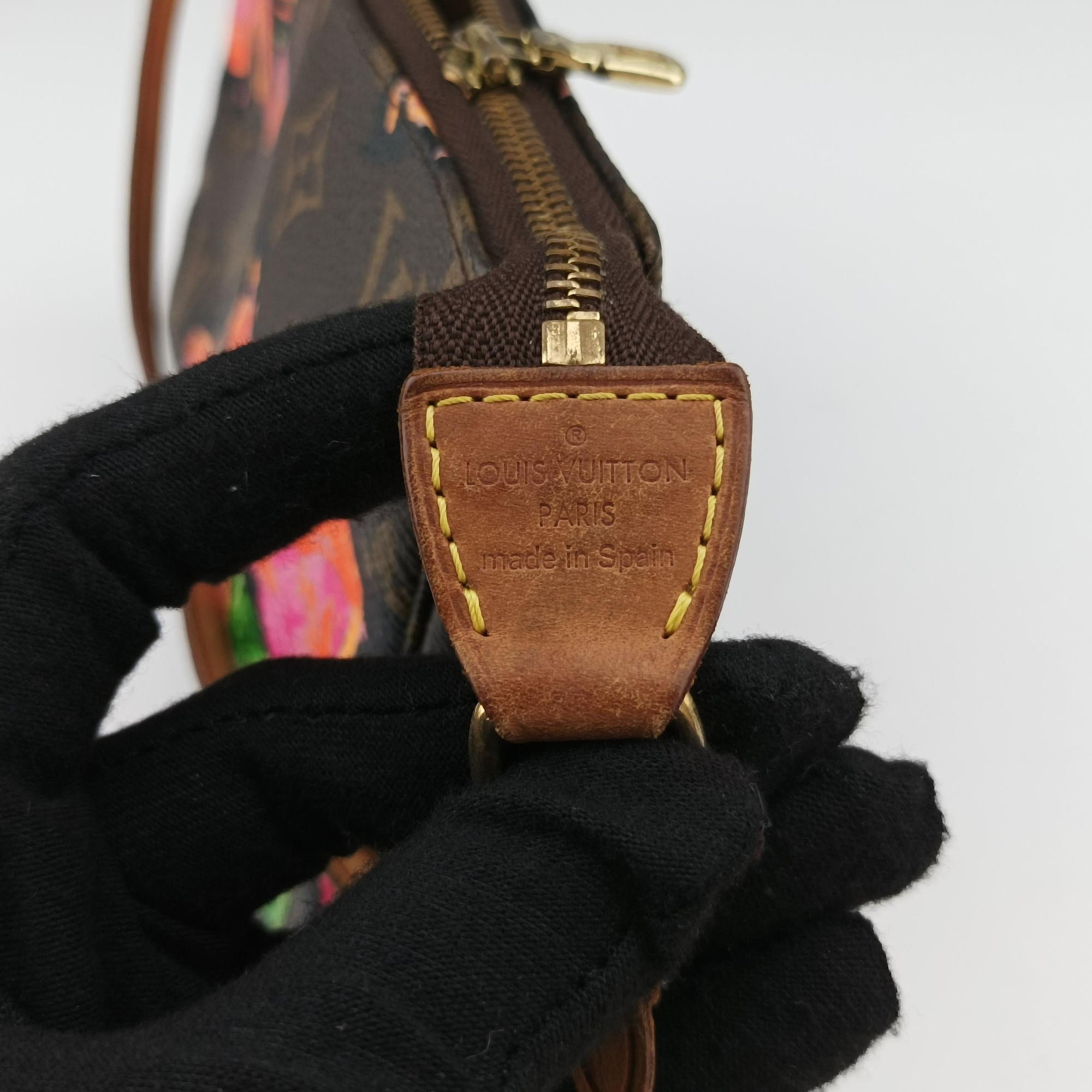 Secondhand Louis Vuitton Pochette Accessoires brown×multi Monogram Canvas M48615 handbag | stylenewstar